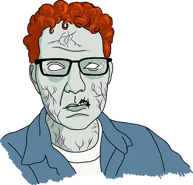 Zombie Coloring Book Brent author portrait