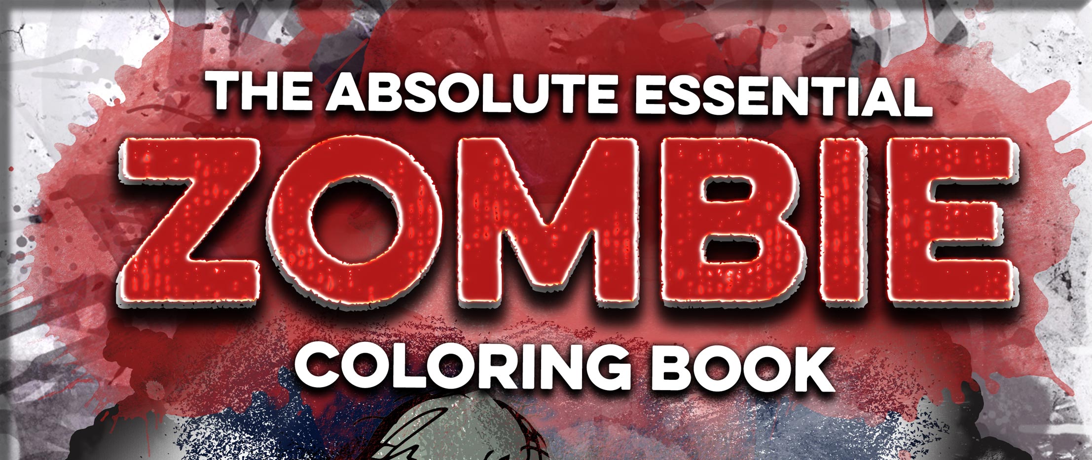 Zombie Coloring Book cover